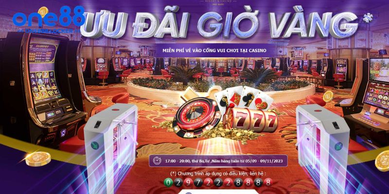 Ưu đãi có một không hai, khuyến mãi cực đỉnh tại casino one88